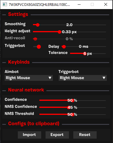 AimX Menu
